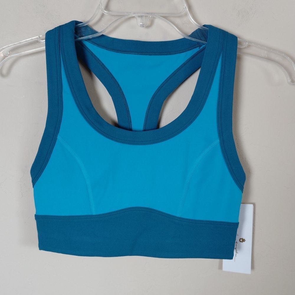 Spiritual Gangster Aurora Women's Blue  Sports Bra NWT XS